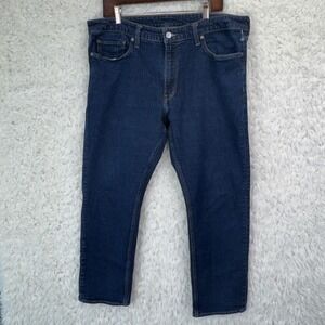 Bonobos Jeans 38/30 Dark Blue Straight Leg Stretch Denim Casual Classic